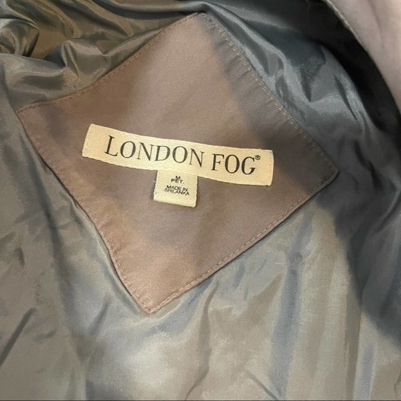 London Fog Mauve Jacket Size Medium Petite - Picture 3 of 5